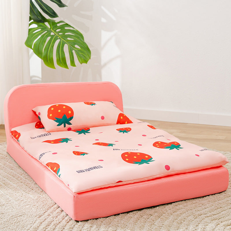 The Perfect Pet Haven: Sponge Bed for All Seasons